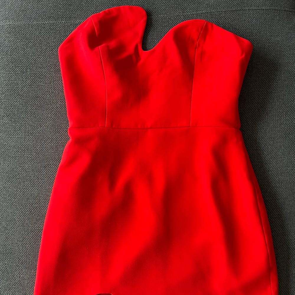 Revolve Strapless Puzzle Mini Dress